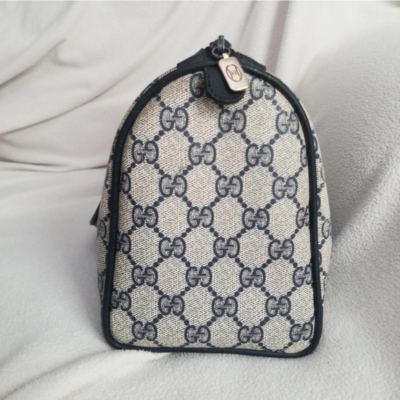 Authentic Vintage Gucci GG Monogram Supreme Sherry Web Ophidia Boston Doctor - Picture 6 of 16